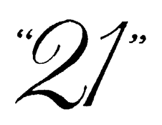 "21" logo