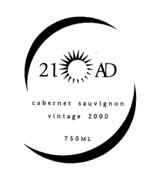 21 AD CABERNET SAUVIGNON VINTAGE 2000 750 ML logo