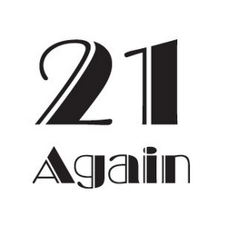 21 AGAIN logo