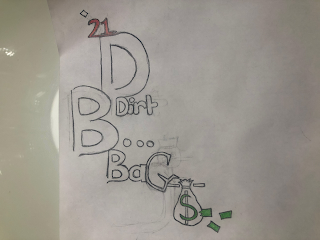 21 DB... DIRT BAG logo