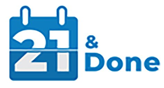 21 & DONE logo