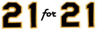 21 FOR 21 logo