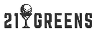 21 GREENS logo