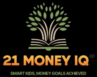 21 MONEY IQ SMART KIDS, MONEY GOALS ACHIEVED logo