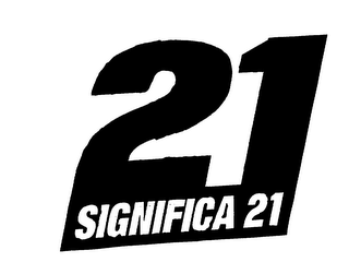 21 SIGNIFICA 21 logo