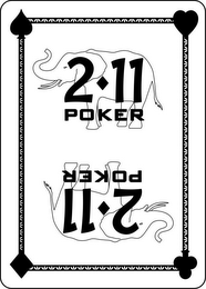 211 POKER logo