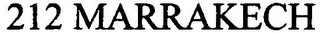 212 MARRAKECH logo