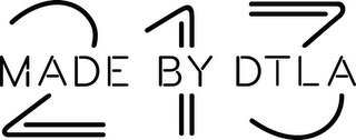 213 MADE BY DTLA logo