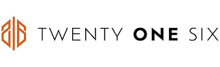 216 TWENTY ONE SIX logo