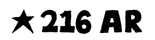 216AR logo