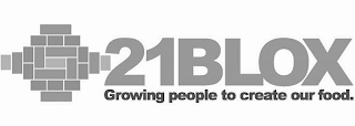 21BLOX GROWING PEOPLE TO CREATE OUR FOOD. logo