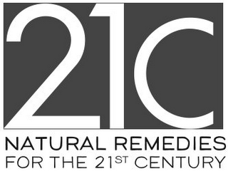 21C NATURAL REMEDIES FOR THE 21ST CENTURY logo