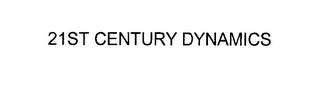 21ST CENTURY DYNAMICS logo