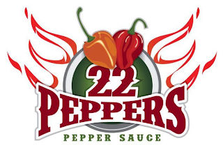 22 PEPPERS PEPPER SAUCE logo