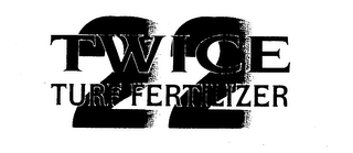 22 TWICE TURF FERTILIZER logo