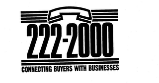 222-2000 CONNECTING BUYERS WITH BUSINESSES logo