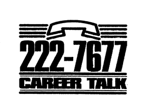 222-7677 CAREER TALK logo