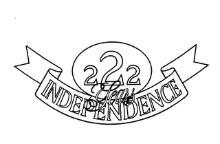 222 YEARS INDEPENDENCE logo