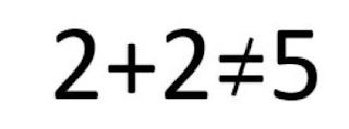 2+2=5 logo