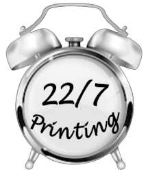 22/7 PRINTING logo