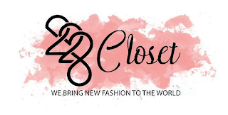 228 CLOSET WE BRING NEW FASHION TO THE WORLD logo