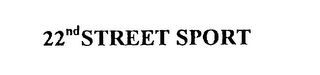 22ND STREET SPORT logo