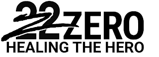 22ZERO HEALING THE HERO logo