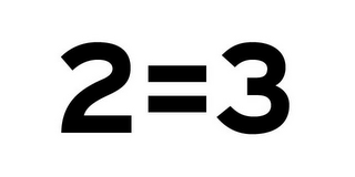 2=3 logo