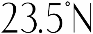 23.5 ° N logo