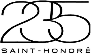 235 SAINT-HONORÉ logo