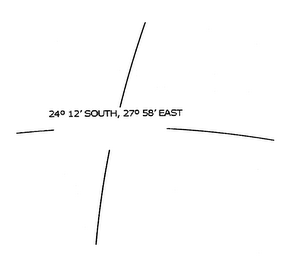 24° 12' SOUTH, 27º 58' EAST logo