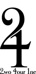 24 2WO 4OUR 1NE logo