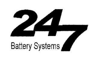 24-7 BATTERY SYSTEMS logo