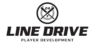 24 7 LINE DRIVE PLAYER DEVELOPMENT logo