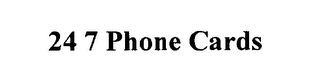 24 7 PHONE CARDS logo