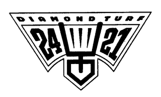 24 DIAMOND 21 TURF logo
