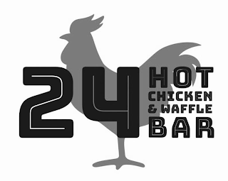 24 HOT CHICKEN & WAFFLE BAR logo