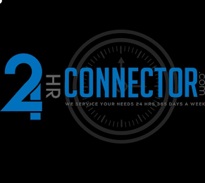 24 HOUR CONNECTOR.COM WE SERVICE YOUR NEEDS 24 HRS 365 DAYS A WEEK logo