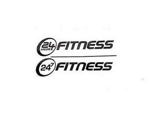 24 HOUR FITNESS 24 7 FITNESS logo