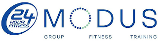 24 HOUR FITNESS MODUS GROUP FITNESS TRAINING logo