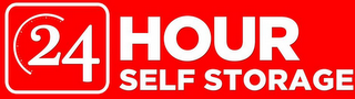 24 HOUR SELF STORAGE logo