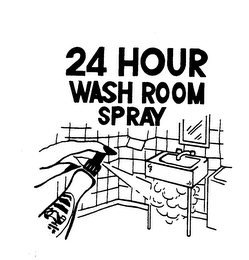 24 HOUR WASH ROOM SPRAY logo