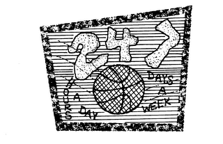24 HOURS A DAY 7 DAYS A WEEK logo
