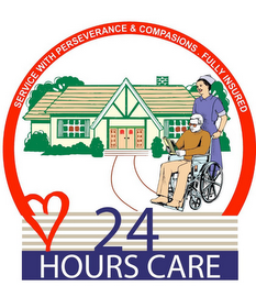 24 HOURS CARE SERVICE WITH PERSEVERANCE & COMPASSION. FULLY INSURED logo