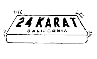 24 KARAT CALIFORNIA logo