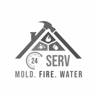 24 SERV MOLD. FIRE. WATER logo