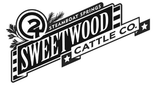 24 STEAMBOAT SPRINGS SWEETWOOD CATTLE CO. logo