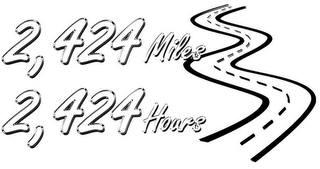 2,424 MILES 2,424 HOURS logo