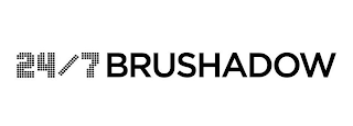 24/7 BRUSHADOW logo