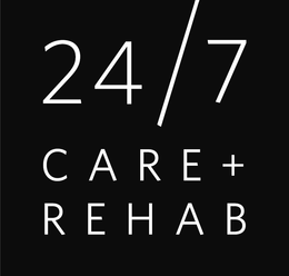 24/7 CARE + REHAB logo
